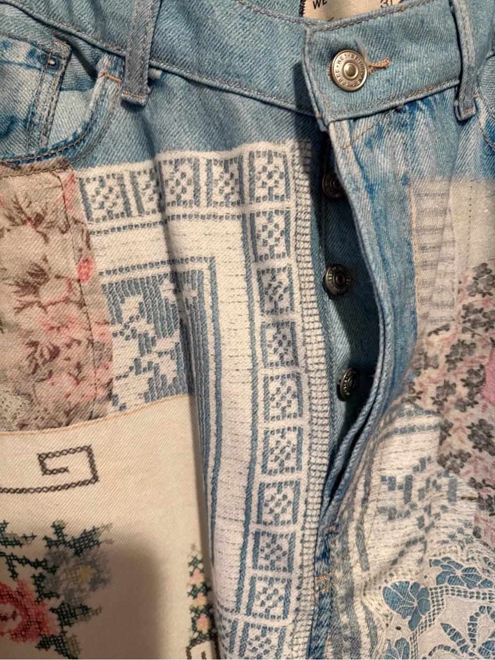 We The Free Illusions Printed Relaxed Jeans - Picture 9 of 11